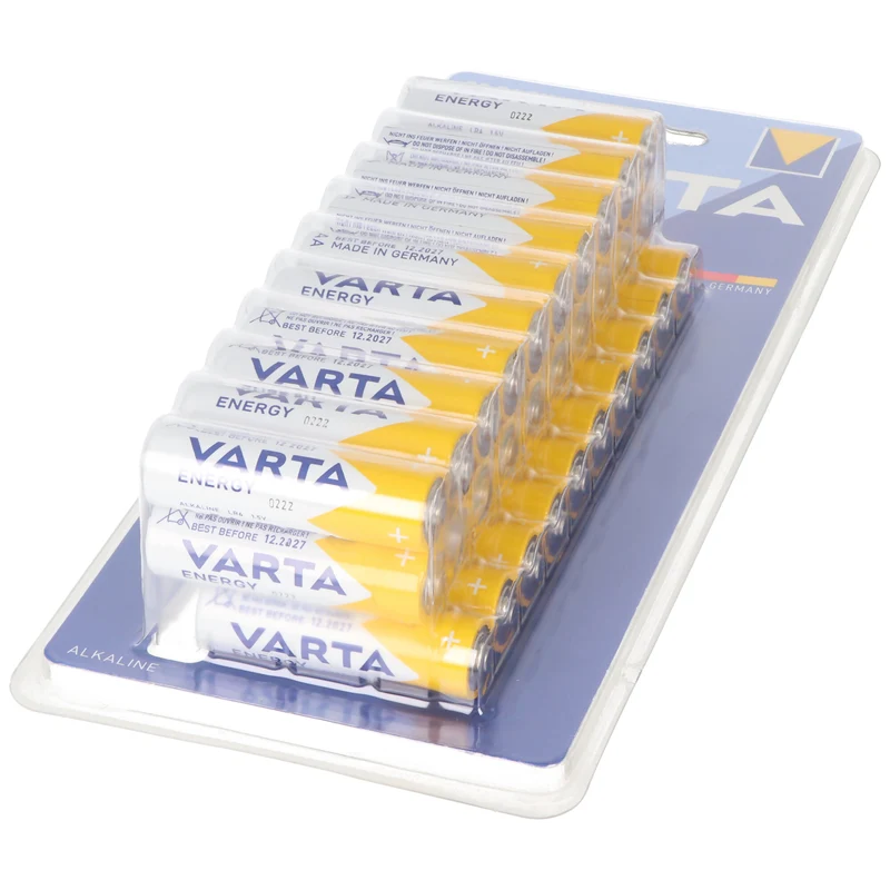 Varta Energy Batterie Alkaline Mignon AA LR06 1,5V 30er Pack