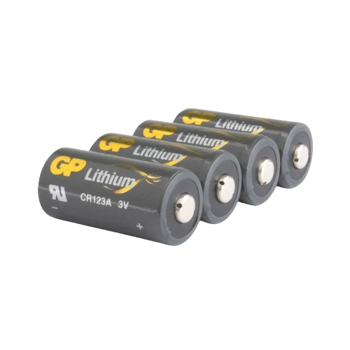 GP Batteries 3V 1400mAh CR123A Batterie GP Lithium (4 Stück)