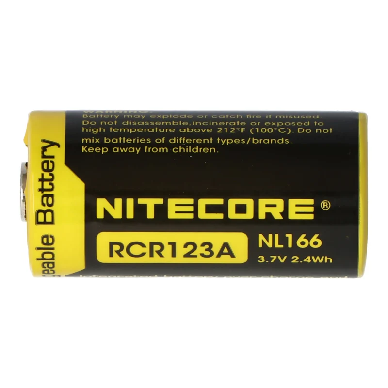 Nitecore 16340 Li-Ion Akku CR123 geschützter Li-Ionen Akku 16340 auch für Zebralight