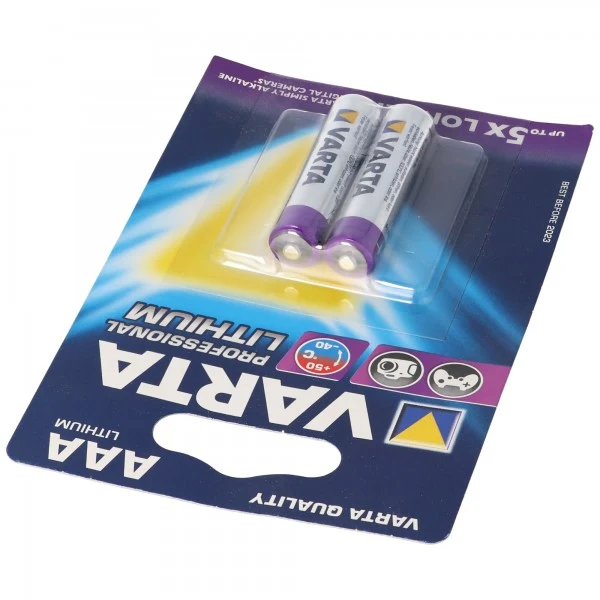 Varta Lithium Batterie AAA FR03 6103 Varta Ultra Lithium 1,5V