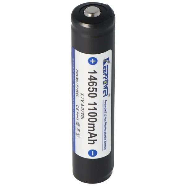 Keeppower 14650 3,7V 1100mAh PCB geschützt Li-Ion Akku