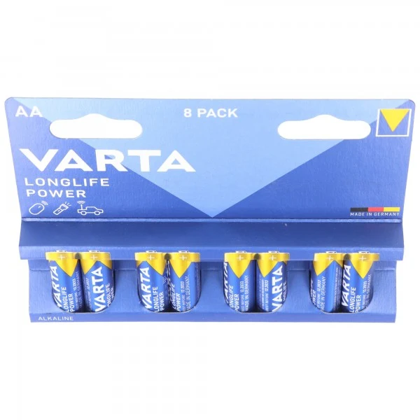 Varta Batterie Alkaline Mignon AA LR06 1,5V Blister (8-Pack)