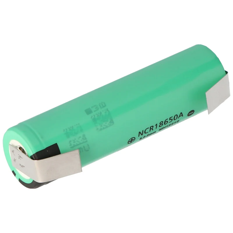 Panasonic NCR18650A 3,6V 3100mAh mit Lötfahne U Form