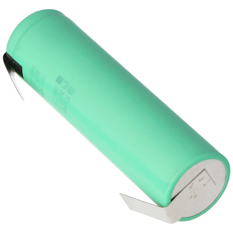 Panasonic NCR18650A 3,6V 3100mAh mit Lötfahne U Form