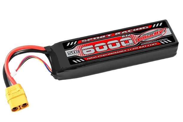 Team Corally Sport Racing 3S 6000mAh 11,1V 50C XT90 Semi-Soft Case LiPo Akku