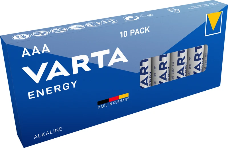 Varta Energy Batterie Alkaline AAA LR03 1,5V 10er Pack
