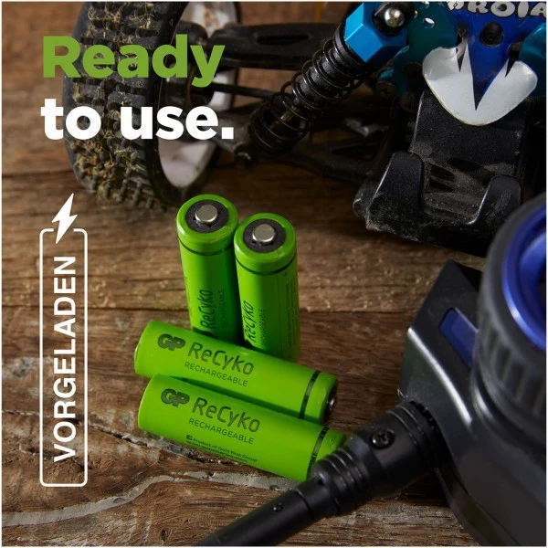 GP Batteries AAA Akku GP NiMH 1,2V 950mAh ReCyko (4 Stück)