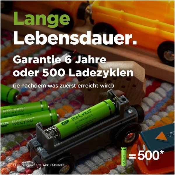 GP Batteries AA Akku GP NiMH 1,2V 2100mAh ReCyko (2 Stück)