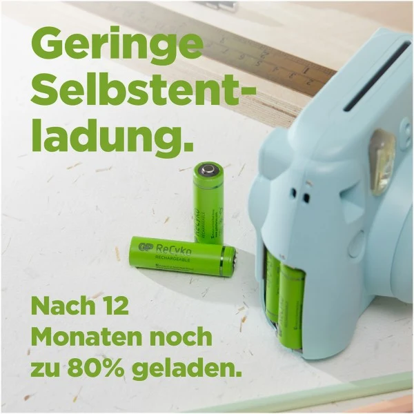 GP Batteries AA Akku GP NiMH 1,2V 2100mAh ReCyko (2 Stück)