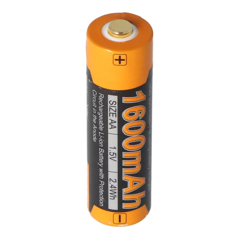 AccuCell Mignon AA LR6 1600mAh 1,5V mehrfach geschützt micro USB Li-Ion Akku