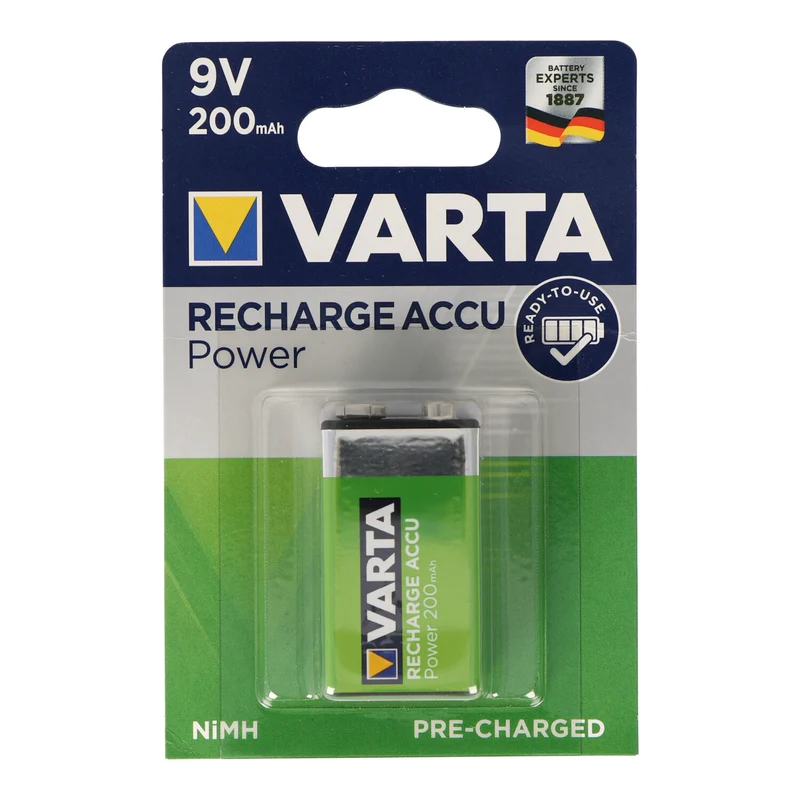 Varta 9V Block NiMH Akku Varta PowerReady2Use 200mAh