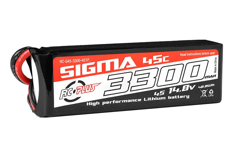 RC Plus Sigma 4S 3300mAh 4S1P 45C 14.8V XT60 LiPo Akku