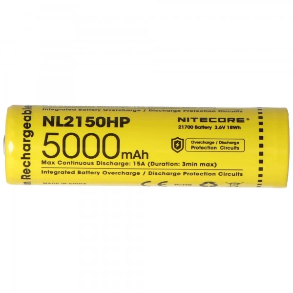 Nitecore NL2150HP 21700 3,7V 5000mAh Li-Ion Akku