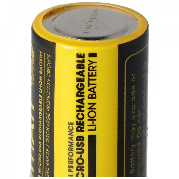 Nitecore 16340 NL1665R 3,7V 650mAh Li-Ion Akku