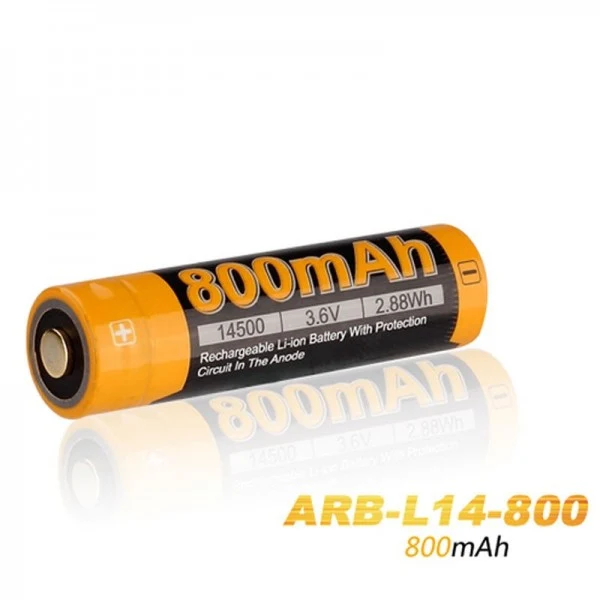Fenix ARB-L14-800 14500 Mignon AA 3,7V 800mAh geschützt Li-Ion Akku