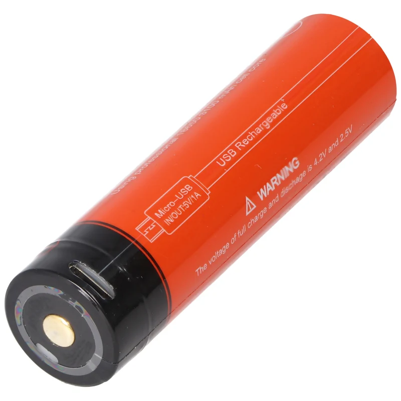 AceBeam 18650 Li-Ion Akku mit USB-C Ladeanschluss, ARC18650H-310A, 3,7V, 3100mAh
