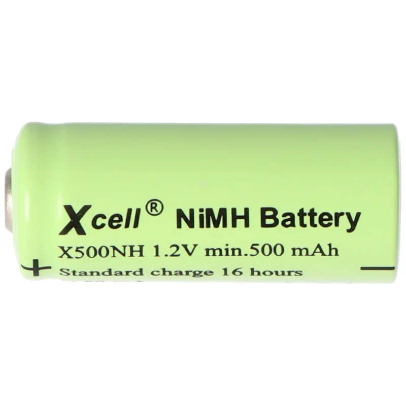 AccuCell Lady Akku 50NH, LR1, Size N NiMH Akku 500mAh mit Kopf, Pluspol, 1,2 Volt
