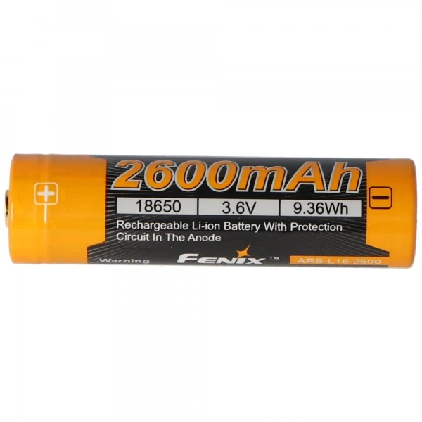 Fenix ARB-L2 18650 3,7V 2600mAh geschützt Li-Ion Akku