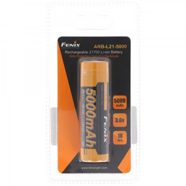 Fenix 21700 ARB-L21-5000 3,7V 5000mAh Li-Ion Akku