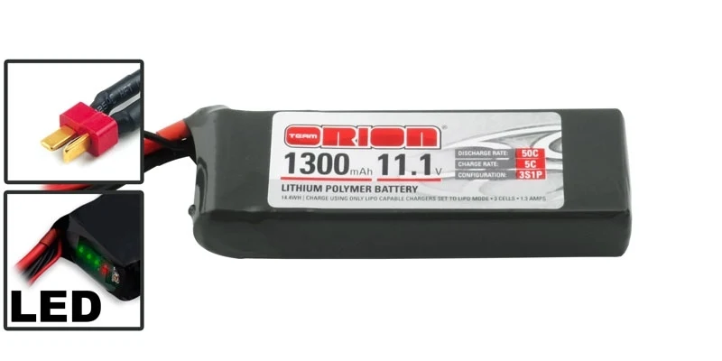 Absima Team Orion LiPo 1300 3S 11,1V 50C Deans
