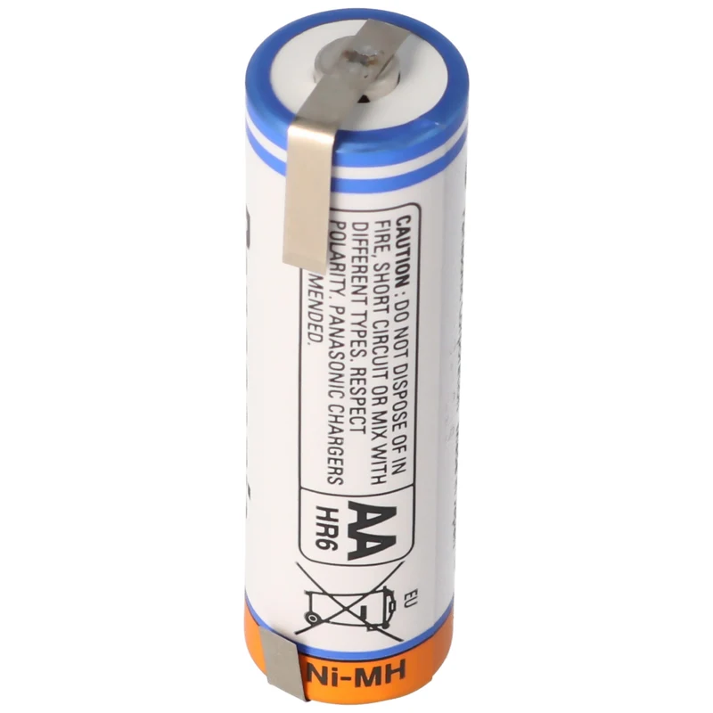 Panasonic Mignon AA NiMH Akku HR-3U 2700mAh Lötfahne U-Form