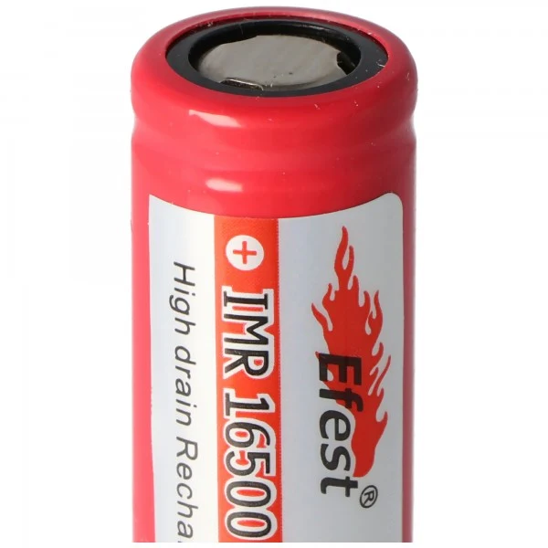 Efest IMR 16500 3,7V 900mAh Pluspol flach Li-Ion Akku