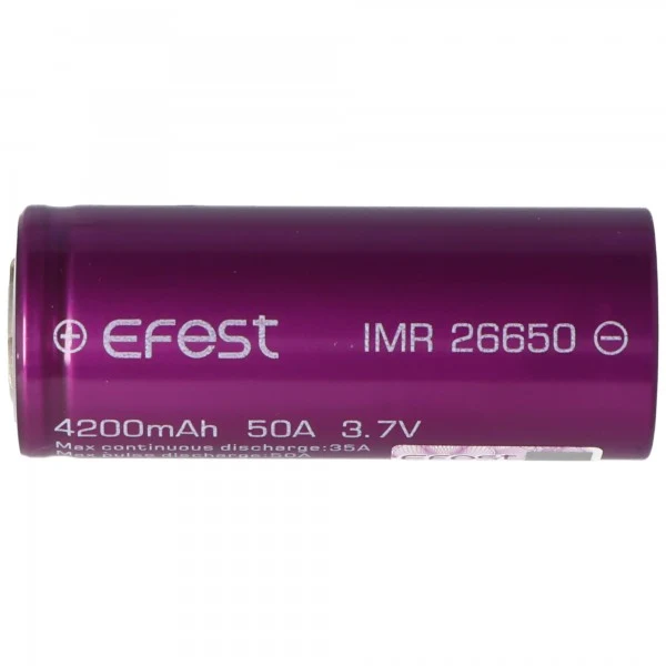 Efest Purple IMR26650 3,7V 4200mAh Li-Ion Akku