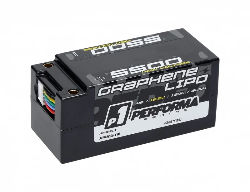 Absima Performa Racing P1 4S 5500mAh Graphene HV Lipo Shorty 15.2V 120C