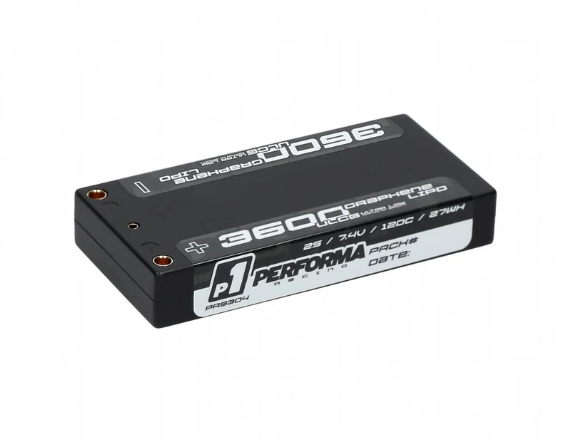 Absima Performa Racing P1 2S 3600mAh Graphene Lipo Shorty ULCG 7.4V 120C