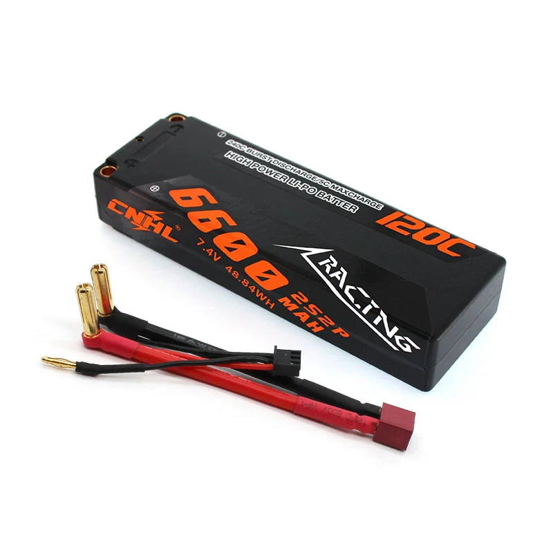 CNHL Racing Series 2S 6600mAh 7,4V 120C Hardcase T/Dean-Stecker Lipo Akku