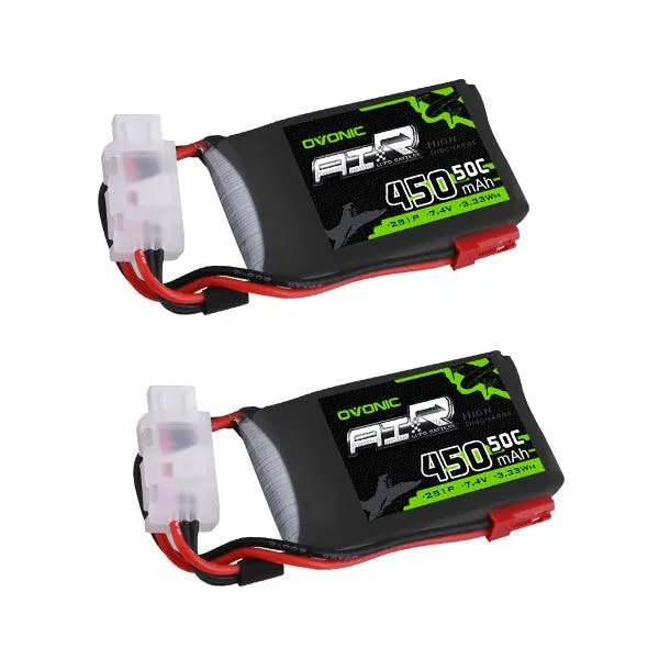 Ovonic Air 2S 450mAh 50C 7,4V JST-Stecker LiPo Akku (2 Stück)