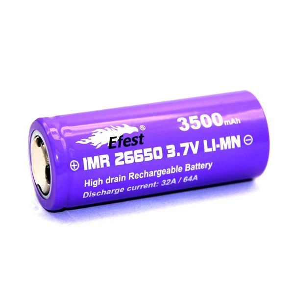Efest Purple IMR26650 3,7V 3500mAh ungeschützt Li-Mn Akku