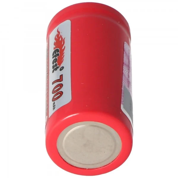 Efest IMR16340 3,7V 700mAh Pluspol flach Li-Mn Akku