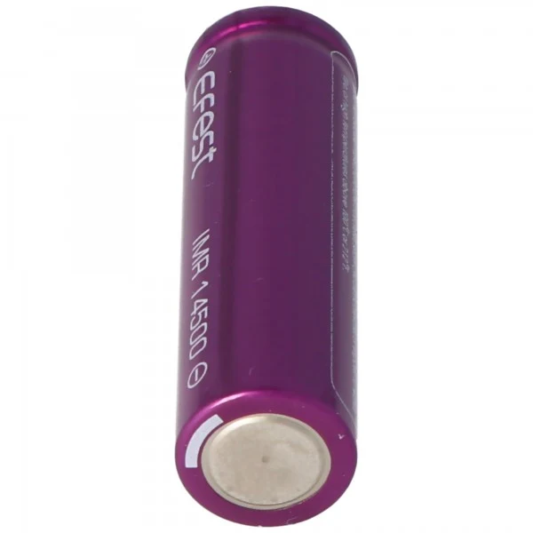 Efest IMR 14500 3,7V 650mAh (Pluspol flach) Li-Ion Akku