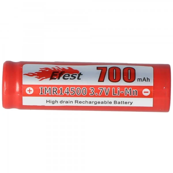 Efest IMR 14500 V1 3,7V 700mAh ungeschützter Li-Ion Akku