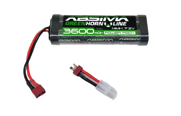 Absima Greenhorn Vol.2 NiMH 7.2V 3600 (T-Plug + Tamiya Adapter)