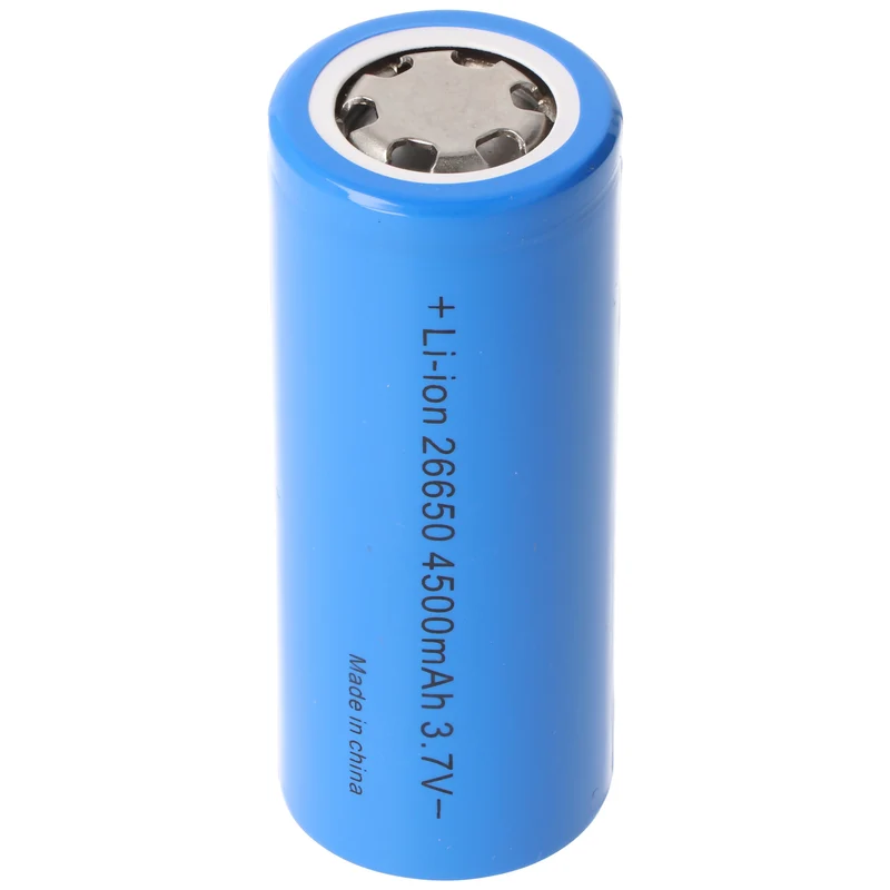 AccuCell 4500mAh Li-ion Akku 26650A 3,6V, 3,7V, max. 15A Entladestrom, 26,5x65,2mm
