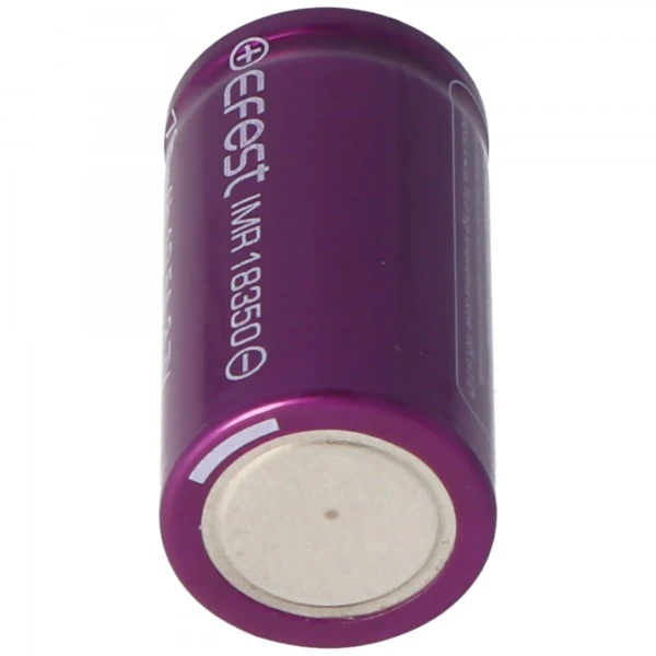 Efest Purple IMR18350 3,7V 700mAh (Pluspol erhöht) Li-Ion Akku