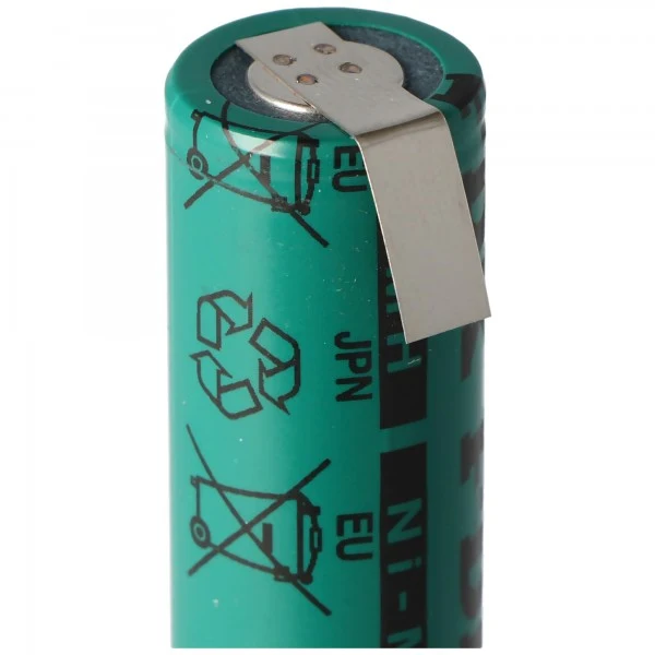 FDK Sanyo HR-AU Twincell A-Zelle 1,2V 2700mAh Lötfahne U-Form