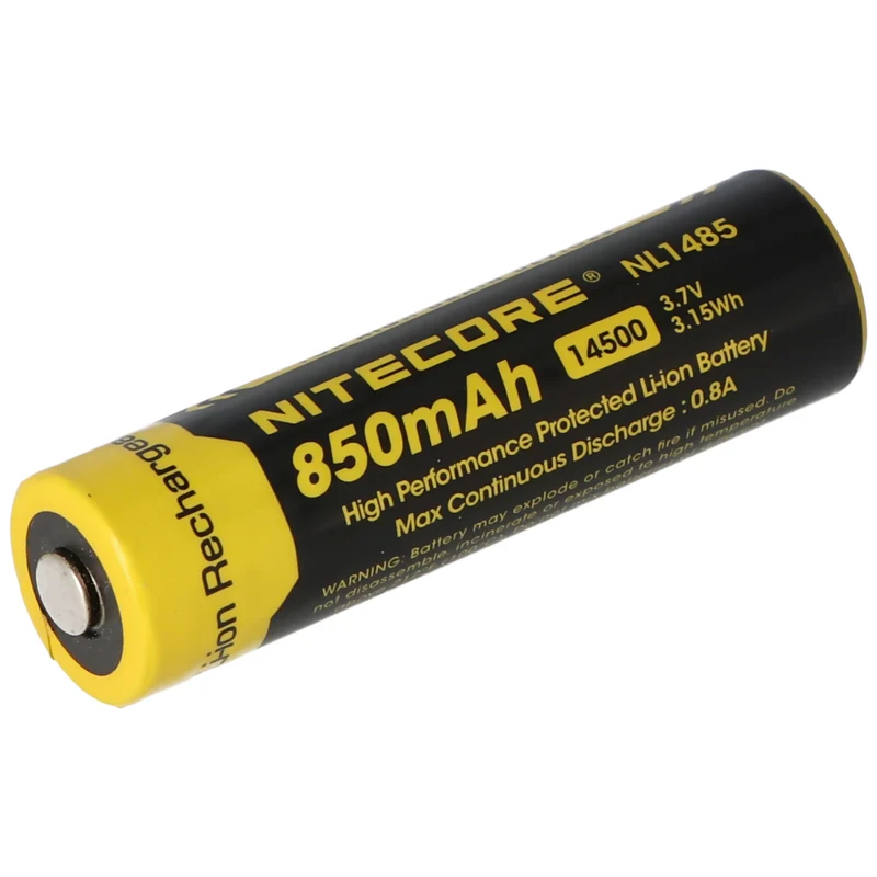 Nitecore 14500 3,7V 850mAh NL1485 Li-Ion Akku