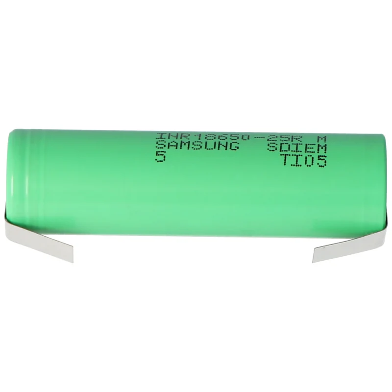 Samsung INR18650-25R 2500mAh 3,7V ungeschützt Lötfahne U Form