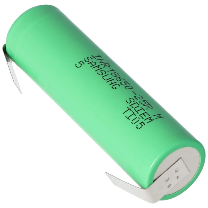 Samsung INR18650-25R 2500mAh 3,7V ungeschützt Lötfahne U Form