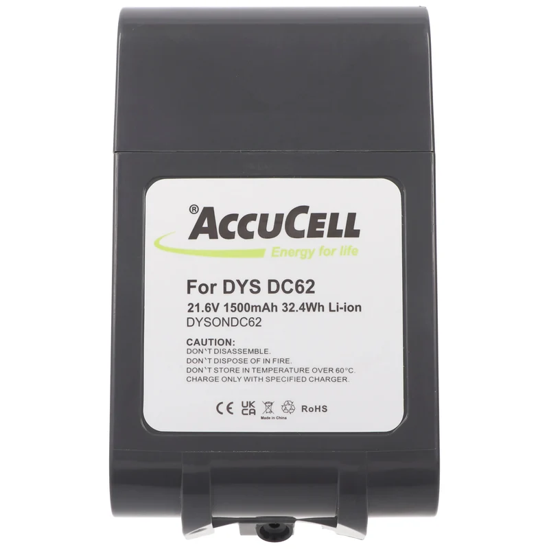 AccuCell Akku für Dyson DC58, DC59, DC61, DC62, 61034-01 Akku 965874-02