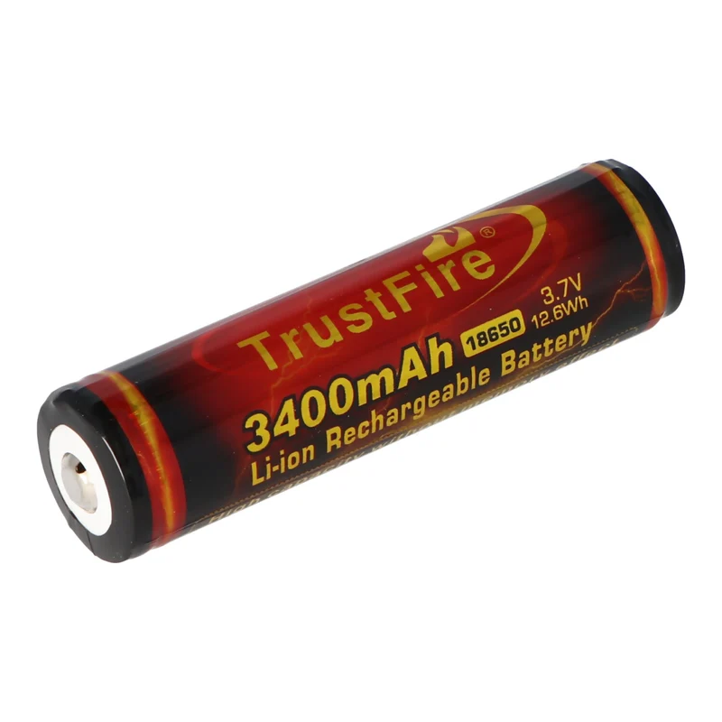 Trustfire 18650 3400mAh 3,6V - 3,7V PCB geschützter Li-Ion-Akku