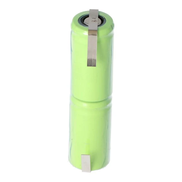 AccuCell NiMH AkkuPack 2,4 Volt, 750mAh, 47,7x14,5mm für Zahnbürsten