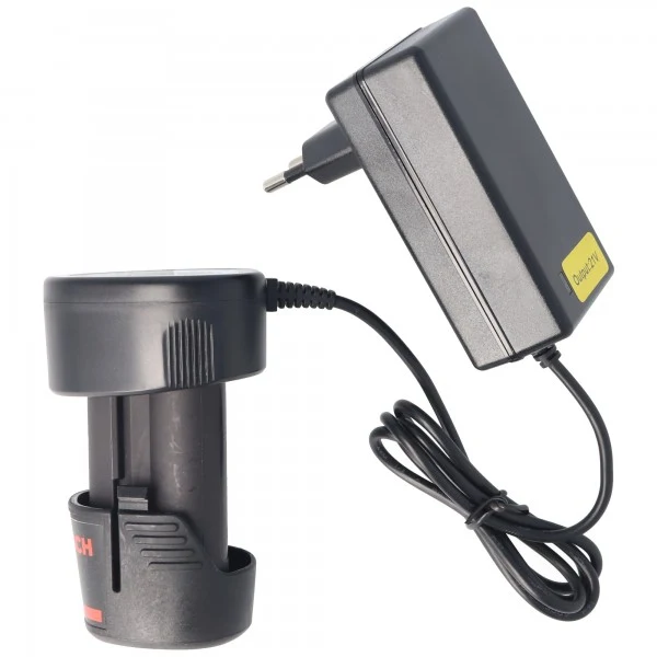 AccuCell Ladegerät Bosch Werkzeug-Akku 10,8 Volt und 12 Volt Li-Ion Akku
