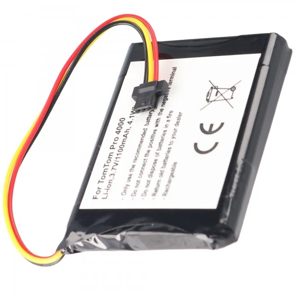 AccuCell TOMTOM XXL, PRO 4000 Akku 1100mAh als Nachbau Akku