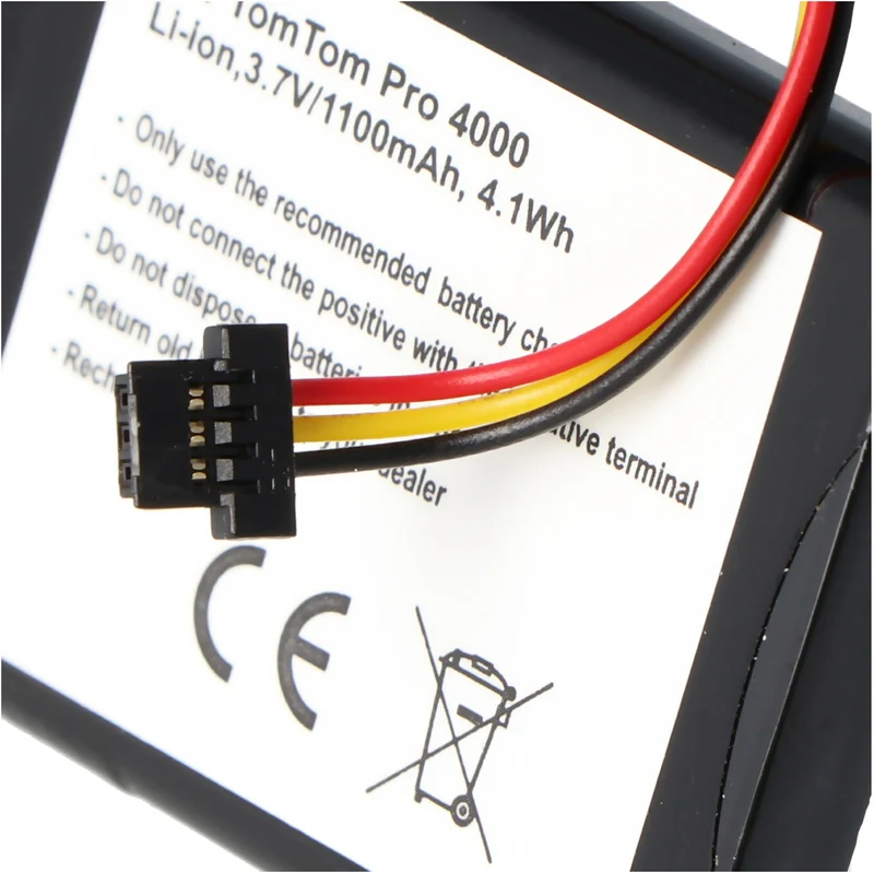 AccuCell TOMTOM XXL, PRO 4000 Akku 1100mAh als Nachbau Akku
