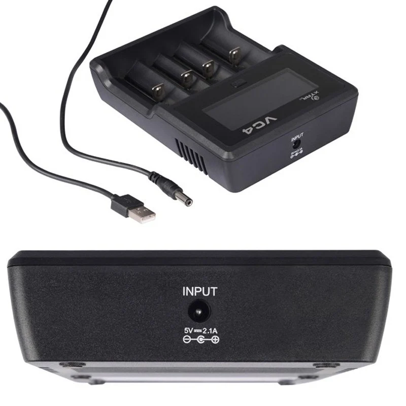 Xtar VC4 18650 Li-Ion Akku und 4fach Li-Ion Schnell-Ladegerät