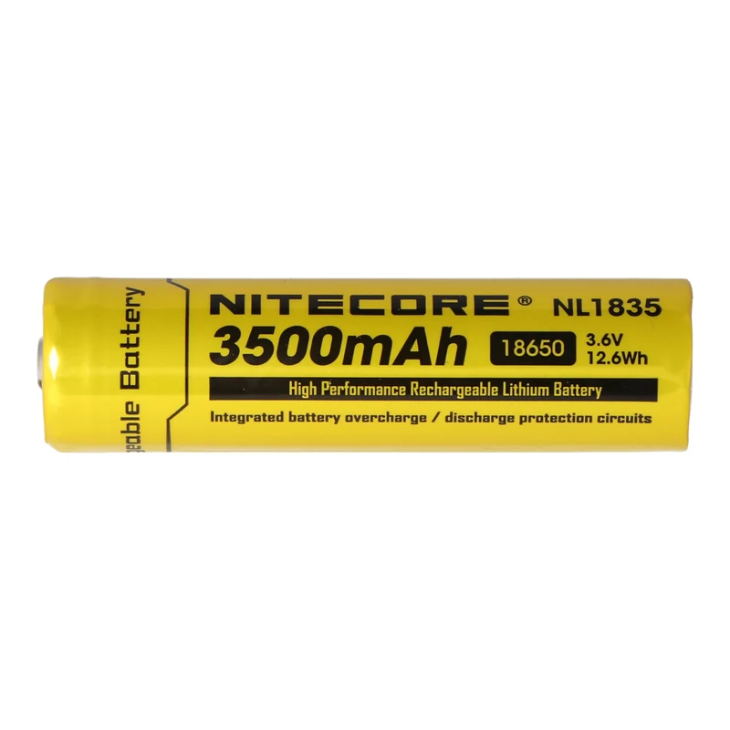 Nitecore Li-Ion Akku 18650 3,7V 3500mAh NL1835 Entladestrom max. 2Ah